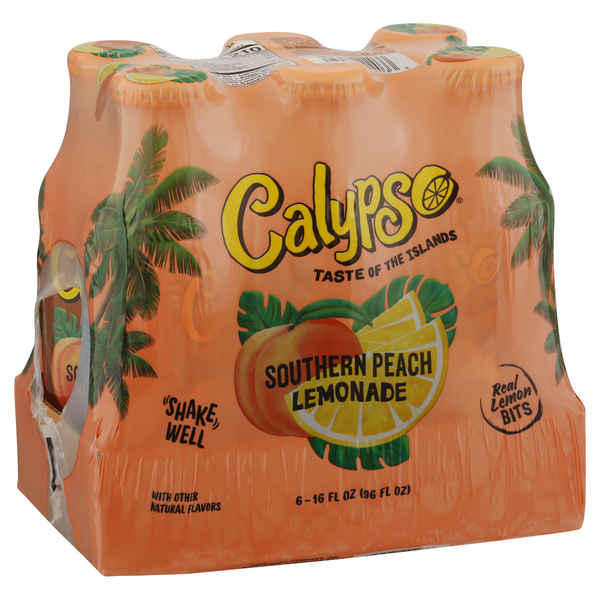 Calypso Southern Peach Lemonade, 6Pk | Hy-Vee Aisles Online