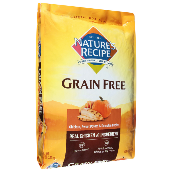 nature's recipe grain free chicken sweet potato and pumpkin