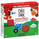 Once Upon A Farm Tractor Wheels, No Added Sugar, Strawberry, Pumpkin & Beet, 5-0.67 oz Bars