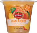 Del Monte Fruit Naturals Yellow Cling Peach Chunks In Extra Light Syrup