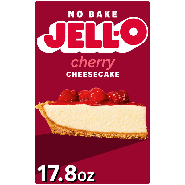 Jell-O No Bake Cherry Cheesecake Dessert Kit | Hy-Vee Aisles