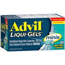 Advil Liquid-Gels Ibuprofen Minis Capsules, 200mg