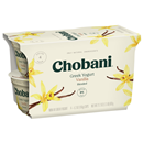 Chobani Vanilla Blended Non-Fat Greek Yogurt 4 - 5.3 oz