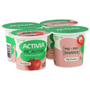 Activia ProActive Strawberry Pre + Probiotic Low Fat Yogurt, 4Ct