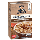 Quaker Select Starts Fiber & Protein Maple & Brown Sugar Instant Oatmeal 8-1.51oz. Packets