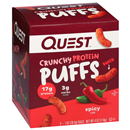 Quest Puffs, Spicy Flavor, Crunchy, 4-1 oz