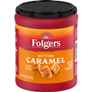 Folgers Buttery Caramel Artificially Flavored Ground Coffee, Medium Roast, 9.6 ounce Canister