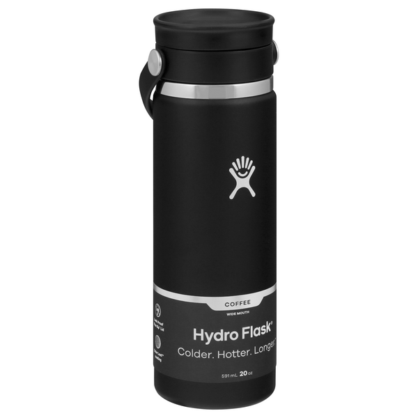 Hydro Flask 20 Ounce Black Wide Mouth Coffee Bottle 1 ea | Hy-Vee Aisles  Online Grocery Shopping