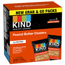 KIND Healthy Grains Grab & Go Granola Packs, Peanut Butter Clusters,  5-1.6 oz