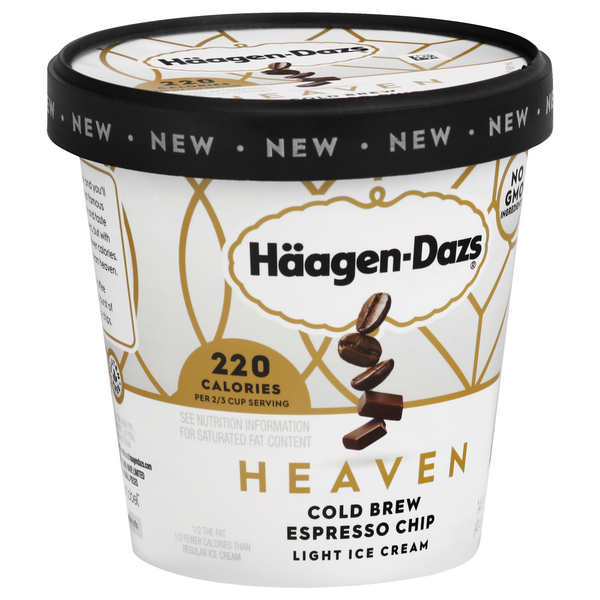 Haagen-Dazs Heaven Cold Brew Espresso Chip Light Ice Cream | Hy