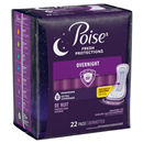 Poise Pads, Overnight, 8 Drop, Extra Coverage