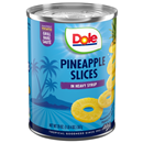 Dole Pineapple Slices In Heavy Syrup