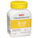 Hy-Vee HealthMarket Sublingual B-12 Dietary Supplement 2500mcg Tablets