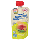 Earth's Best Organic, Butternut Squash Mango + Sweet Peas Fruit + Veggie Puree, Ages 6 M+