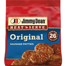 Jimmy Dean Heat 'N Serve Original Pork Breakfast Sausage Patties, 26 Count