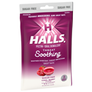 Halls Breezers Sugar Free Cool Berry Flavor Pectin Throat Drops