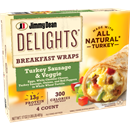 Jimmy Dean Delights Breakfast Wrap Turkey Sausage and Veggie 4Ct