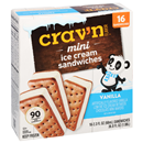 Crav'n Flavor Mini Vanilla Ice Cream 16ct