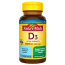 Nature Made Vitamin D3 5000IU Softgels