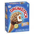 Nestle Drumstick Vanilla Caramel Frozen Dairy Dessert Cones 4Ct