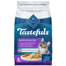 Blue Buffalo Tastefuls Natural Dry Food for Active Adult Cats, Chicken and Brown Rice Recipe