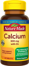 Nature Made Calcium 600mg with Vitamin D Tablets