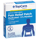 TopCare Back & Large Areas Cold & Hot Medicated Patches, Menthol 5%