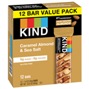Kind Nuts & Spices Caramel Almond & Sea Salt -  12 - 1.4 oz Bars