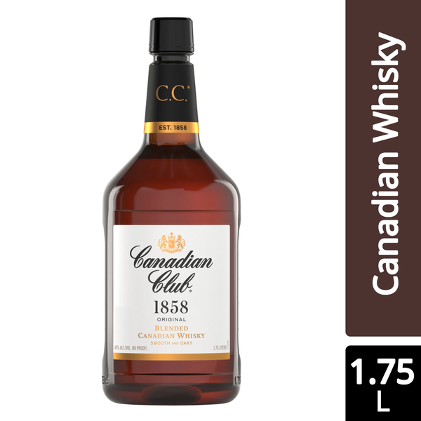 Canadian Club 1858 Original Blended Canadian Whisky 1.75 L | Hy