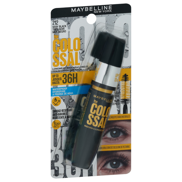 Colossal The Shopping Maybelline | Hour Very Black York Grocery Hy-Vee Aisles New Online 36 Mascara,
