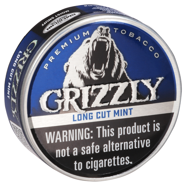 grizzly tobacco online Grizzly Long Cut Premium Mint