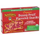 Annie's Homegrown Organic Summer Strawberry Bunny Fruit Snacks 5-0.8 oz Pouches