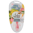 Bic Soleil Escape Razors, Citrus Scented, 4 Blades