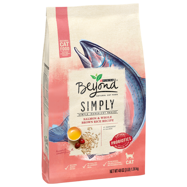 Purina Beyond Simply Salmon & Whole Brown Rice Recipe Cat Food | Hy-Vee  Aisles Online Grocery Shopping