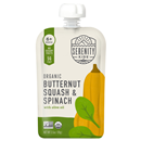 Serenity Kids Baby Food, Organic, Butternut Squash & Spinach 6+Mo