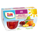 Dole Mixed Fruit In Black Cherry Gel 4 Count