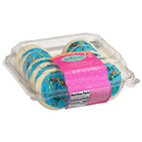 Sweet P's Bake Shop Frosted Sugar Cookies, Blue