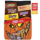 Mars M&M's, Snickers, Twix & More Halloween Candy, 200 Pieces
