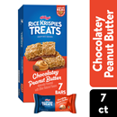 Kellogg's Rice Krispies Treats, Chocolatey Peanut Butter, 7-0.7 oz Bars