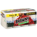 Brawny Tear-A-Square Paper Towels, Triple Rolls