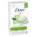 Dove Go Fresh Cool Moisture Bath Bars 6-3.75 Oz