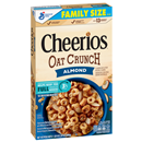 General Mills Cheerios Oat Crunch Almond Cereal, Family Size