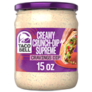 Taco Bell Creamy Crunch-Dip Supreme Cravings Dip