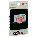 Scunci No Damage Hair Elastics Medium Black