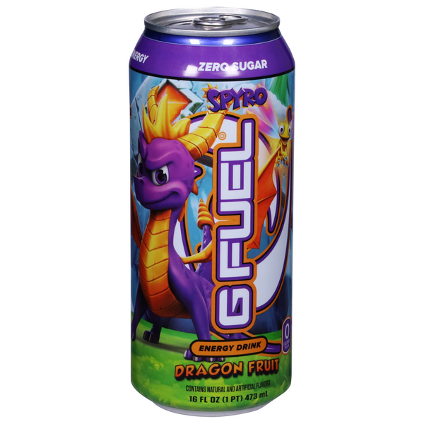 G Fuel Spyro Zero Sugar Dragon Fruit Energy Drink 16 fl oz | Hy