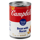 Campbell's 25% Less Sodium Bean With Bacon Soup, Natural Smoke Flavoring Added