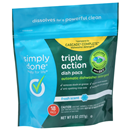 Simply Done Triple Action Dish Pacs, Fresh Scent, 18Ct