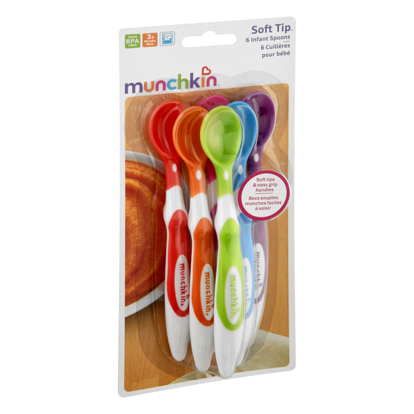 Soft-Tip Infant Spoons 6 pack (Munchkin)
