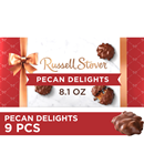 Russell Stover Pecan Delights Milk Chocolate Gift Box, 8.1 oz. (˜ 9 pieces)