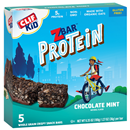 CLIF Kid Zbar Protein Chocolate Mint Whole Grain Crispy Snack Bars